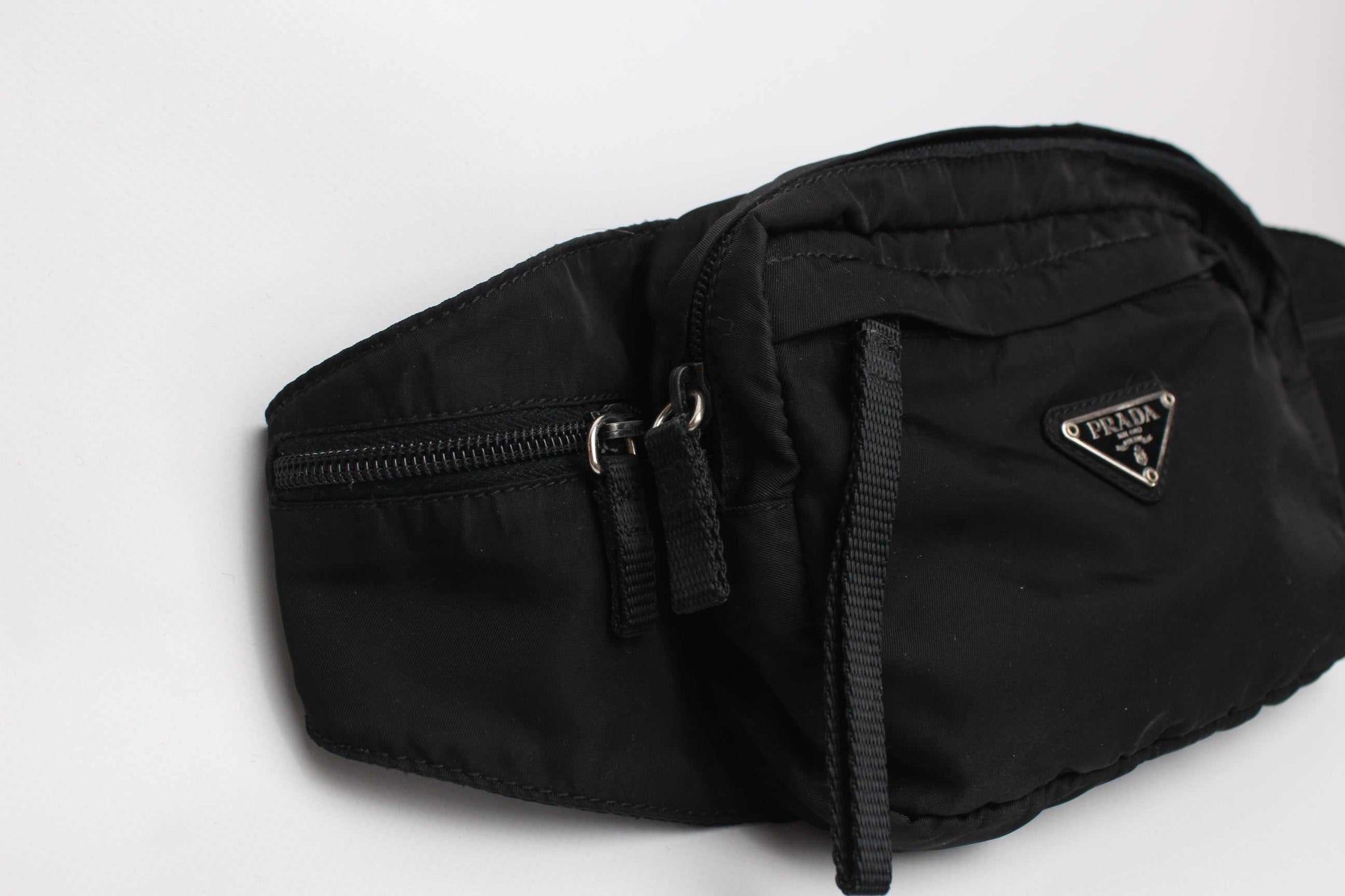 PRADA Nylon Waistbag Black | LAYZSSHOP | Prada Vintage