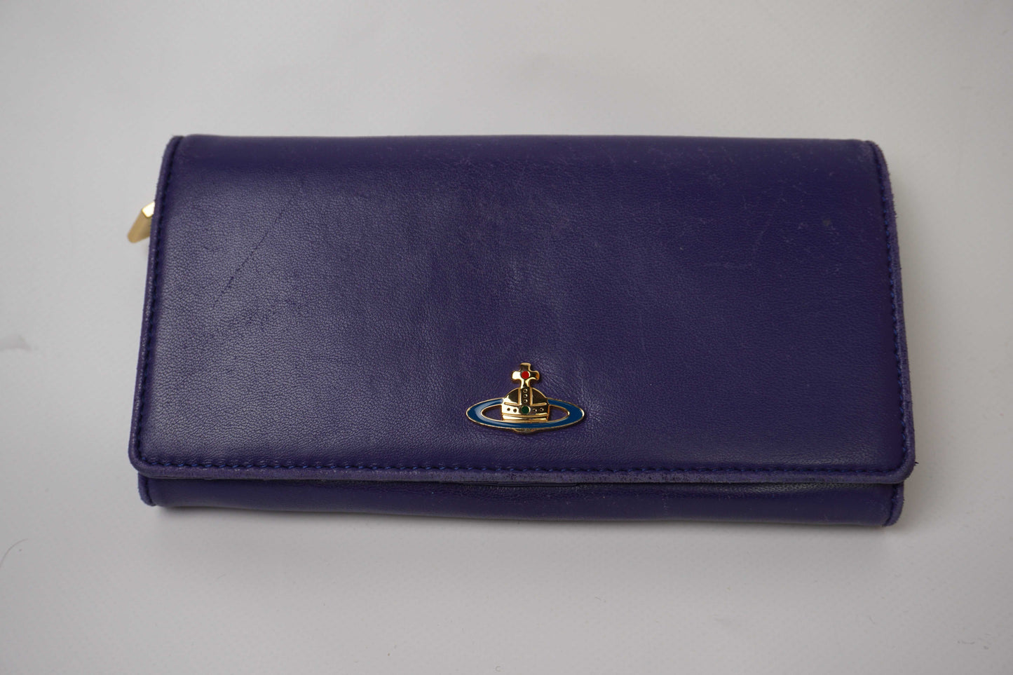 VIVIENNE WESTWOOD Longwallet Blue/Red | LAYZSSHOP | Vivienne Westwood Vintage