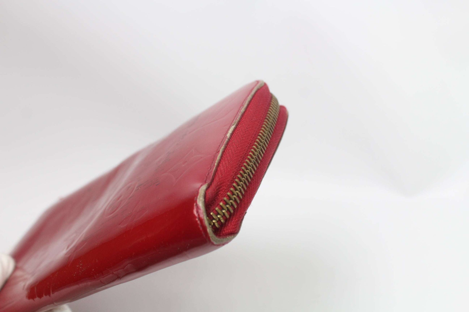 LOUIS VUITTON Longwallet Vernise Red | LAYZSSHOP | Louis Vuitton Vintage