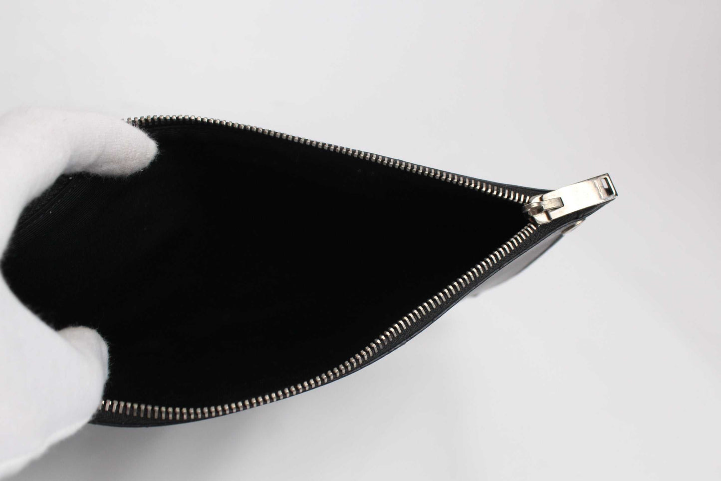 SAINT LAURENT Leather Clutch Black | LAYZSSHOP | Saint Laurent Vintage