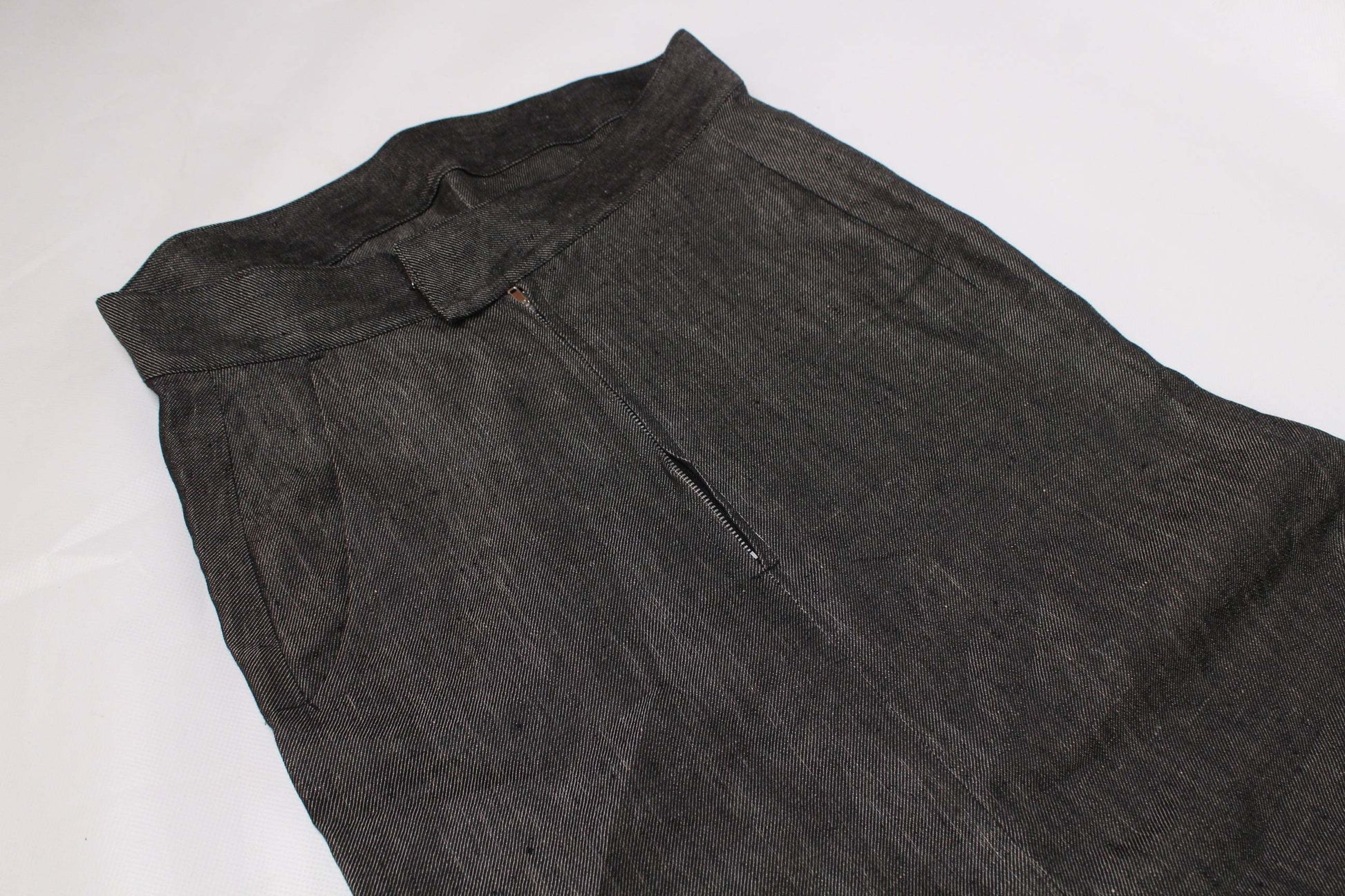 YOHJI YAMAMOTO Denim Skirt Grey | LAYZSSHOP | Issey miyake Vintage