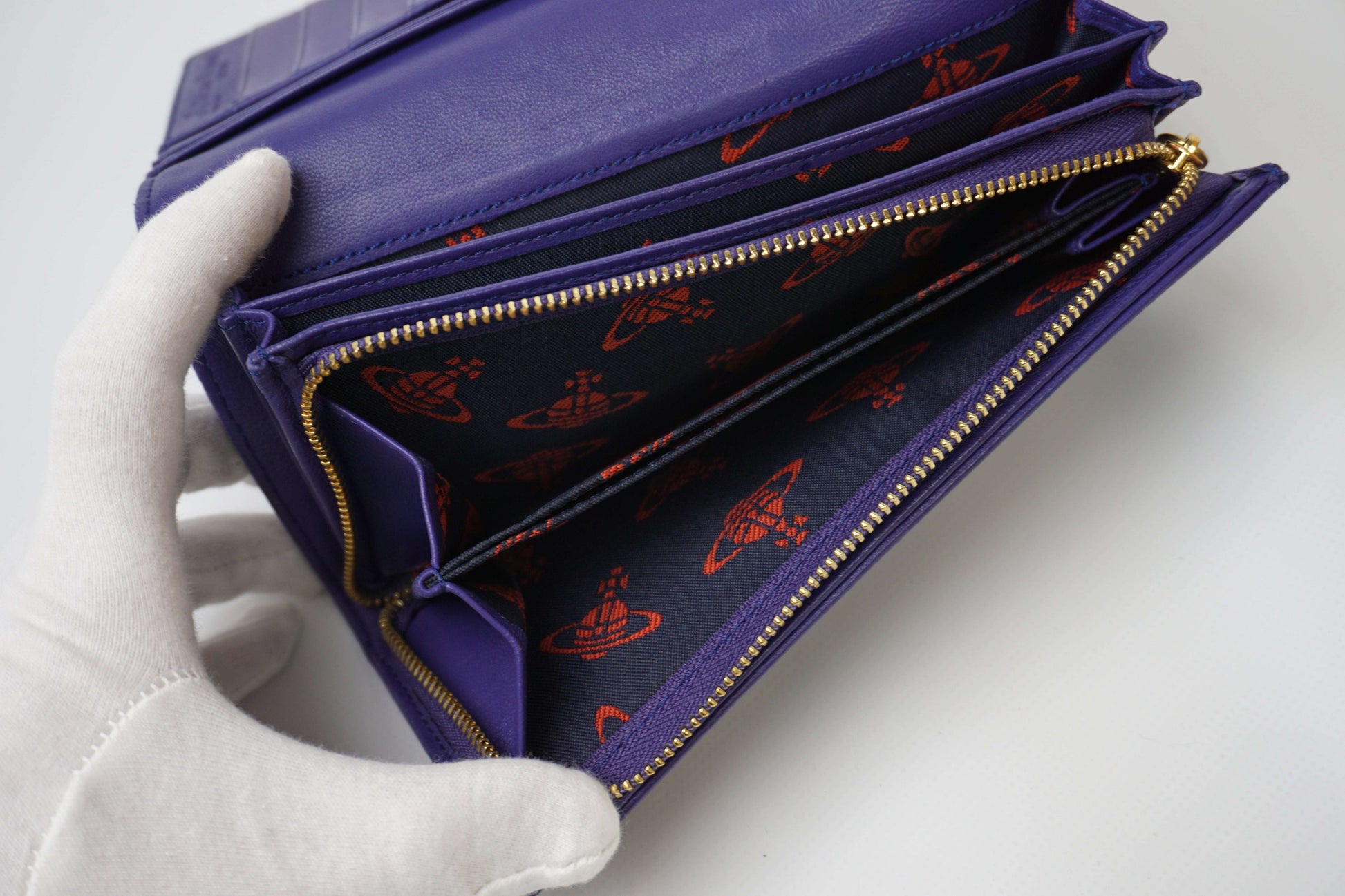 VIVIENNE WESTWOOD Longwallet Blue/Red | LAYZSSHOP | Vivienne Westwood Vintage