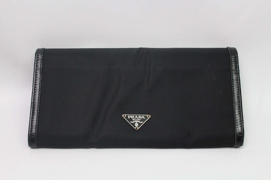 PRADA Longwallet Black | LAYZSSHOP | Prada Vintage