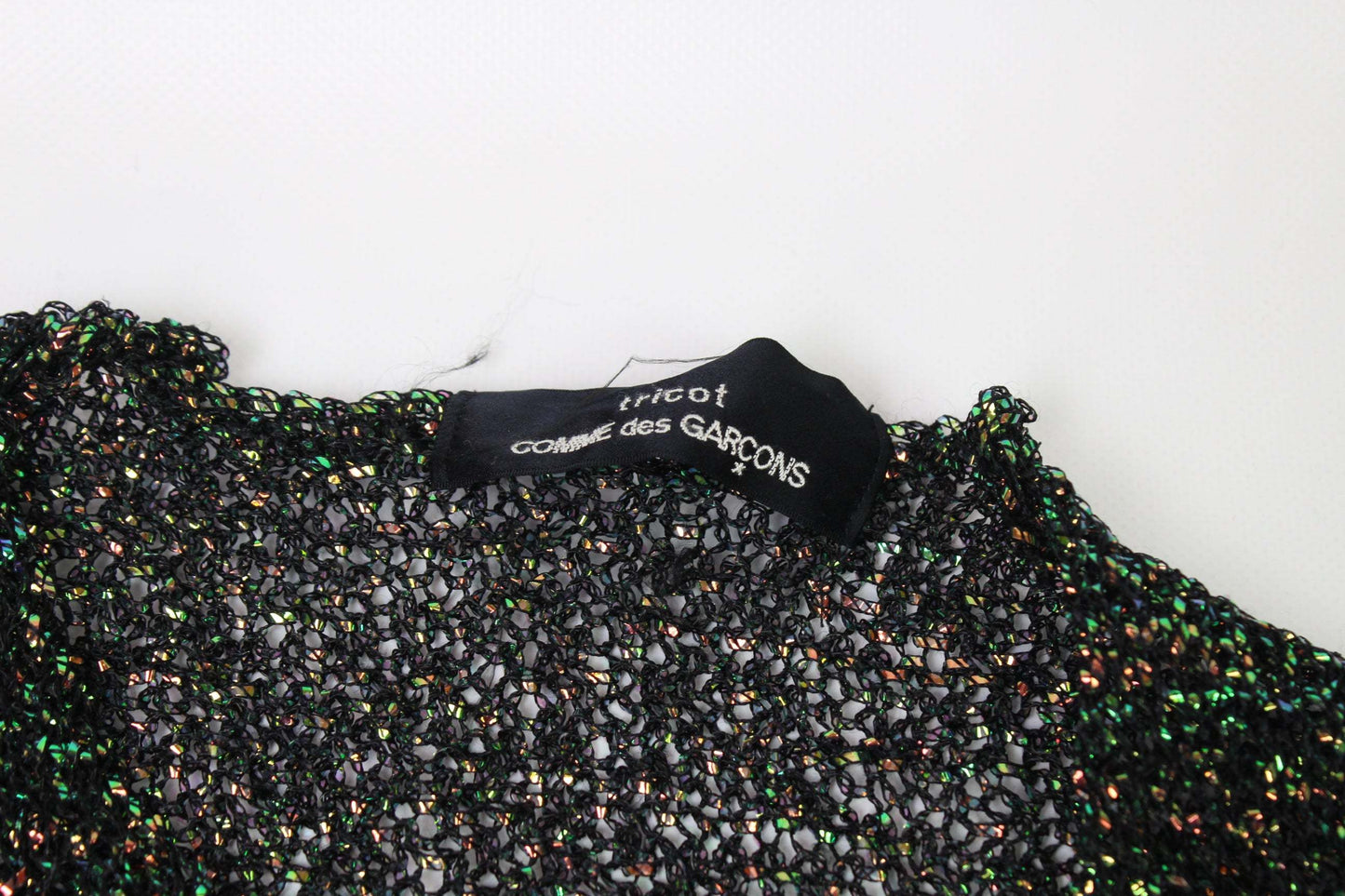 COMME DES GARCONS Glitter-Top Green | LAYZSSHOP | Comme des Garçons Vintage