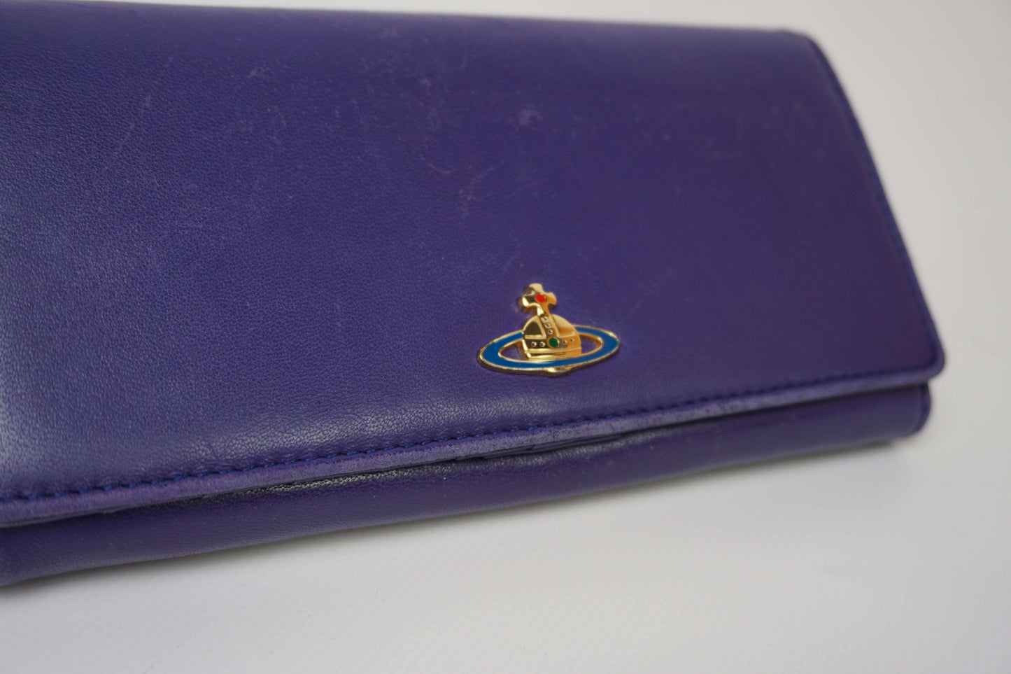 VIVIENNE WESTWOOD Longwallet Blue/Red | LAYZSSHOP | Vivienne Westwood Vintage