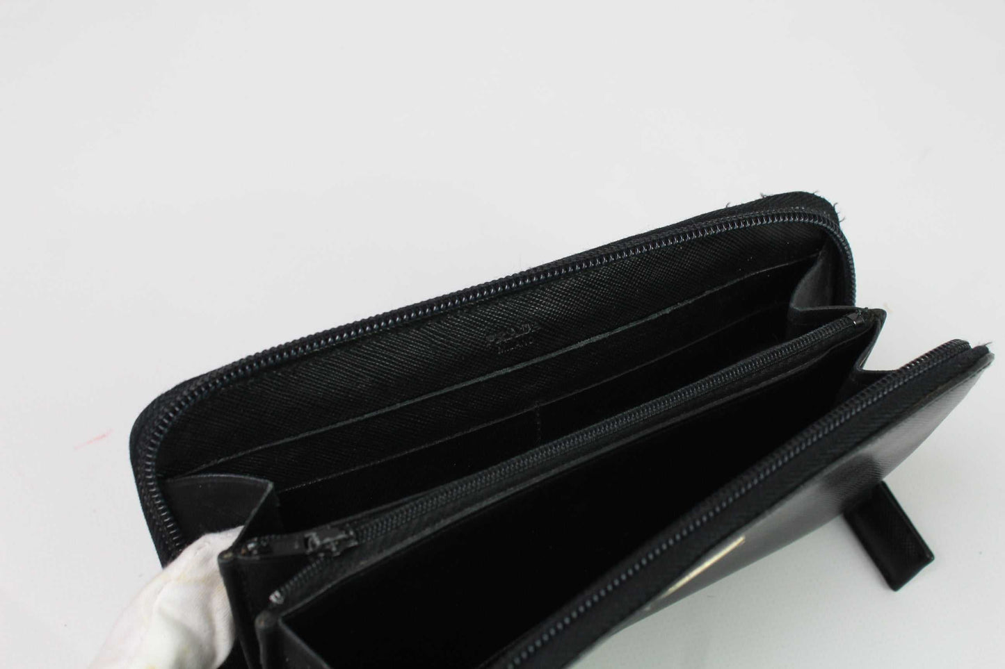 PRADA Longwallet Black | LAYZSSHOP | Prada Vintage