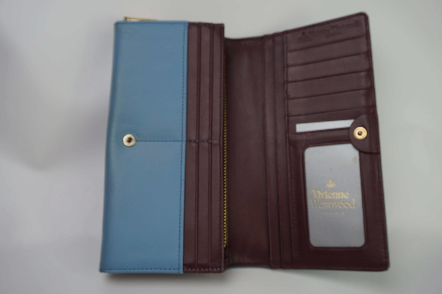 VIVIENNE WESTWOOD Longwallet Babyblue | LAYZSSHOP | Vivienne Westwood Vintage