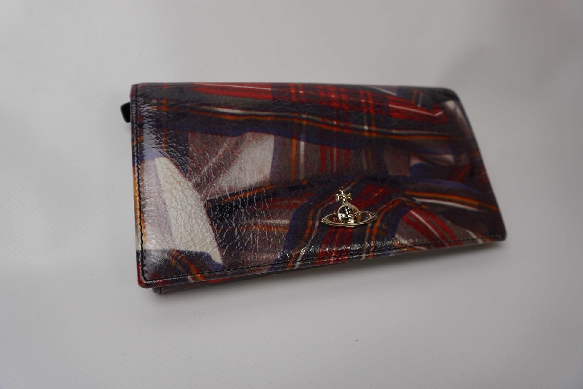 VIVIENNE WESTWOOD Longwallet Blue/Red | LAYZSSHOP | Vivienne Westwood Vintage