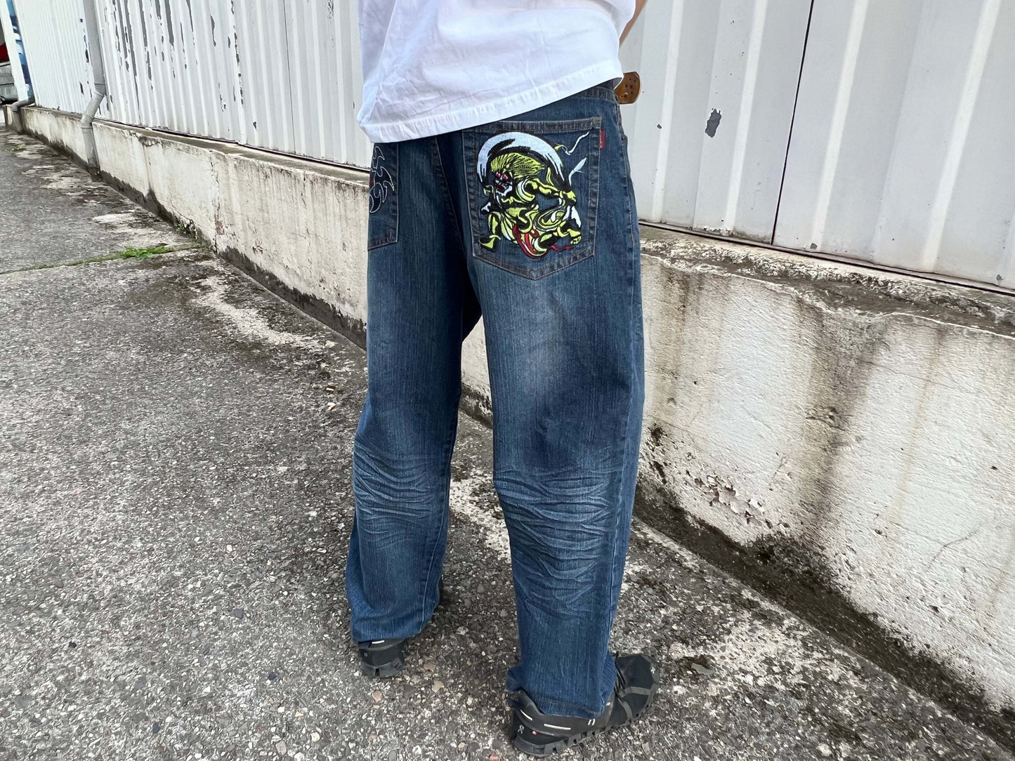 LAFOELE Embroidery Denim | LAYZSSHOP | Lafoele Vintage