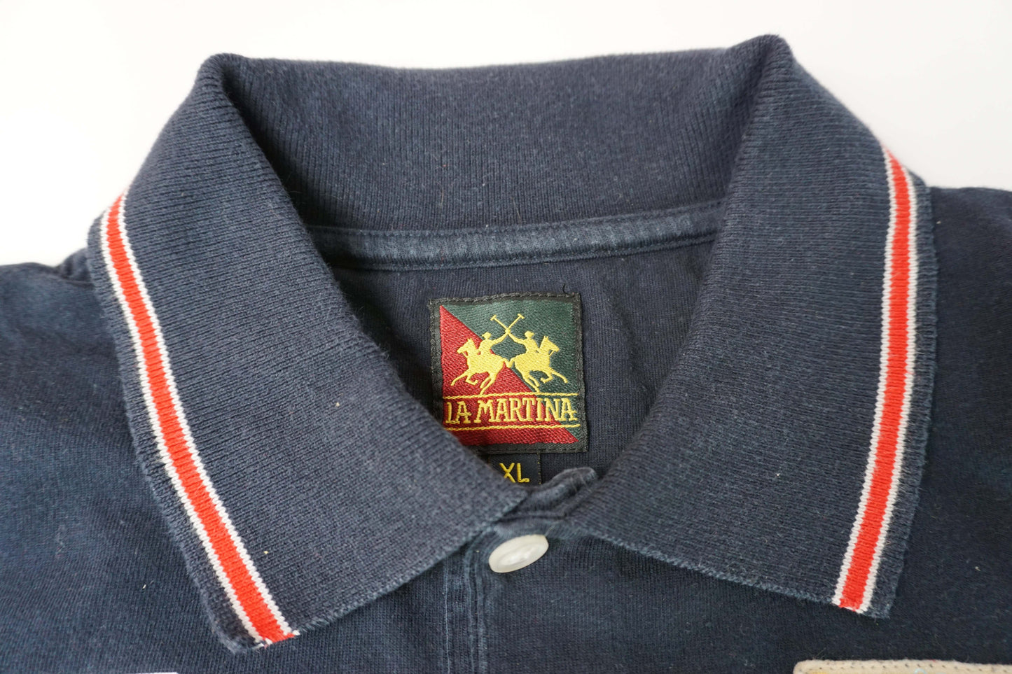 LA MARTINA Polo Shirt Darkblue/Red | LAYZSSHOP | La Martina Vintage