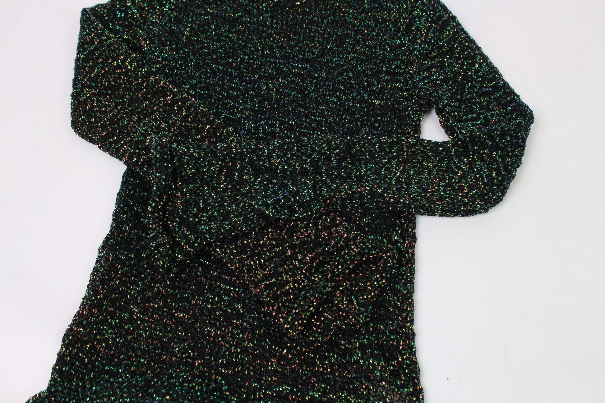 COMME DES GARCONS Glitter-Top Green | LAYZSSHOP | Comme des Garçons Vintage