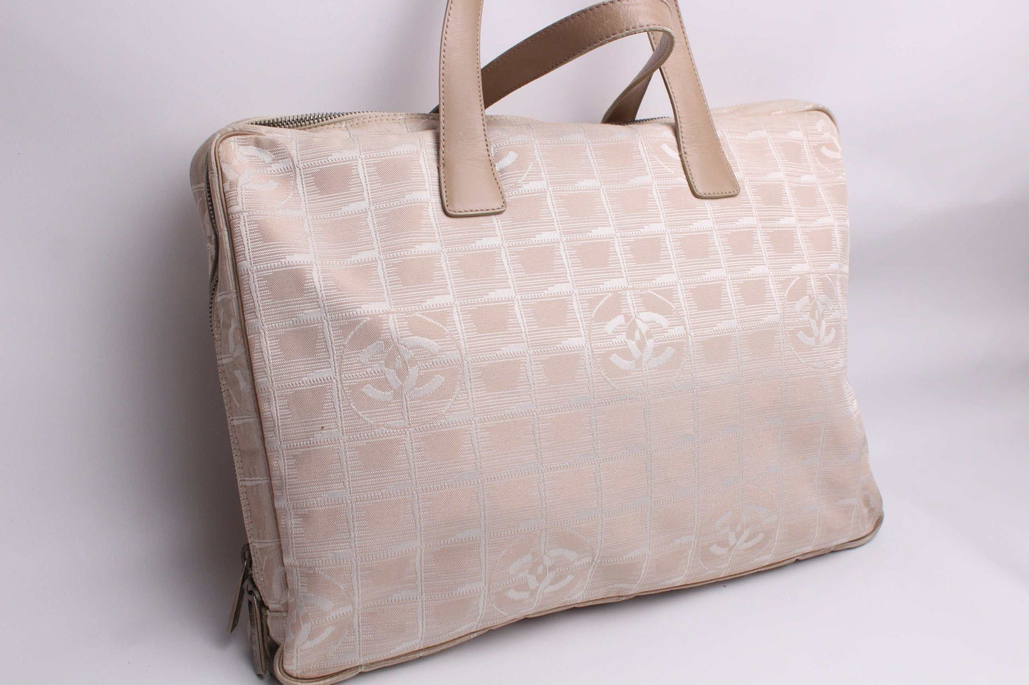 CHANEL Handbag Beige CC | LAYZSSHOP | Chanel Vintage