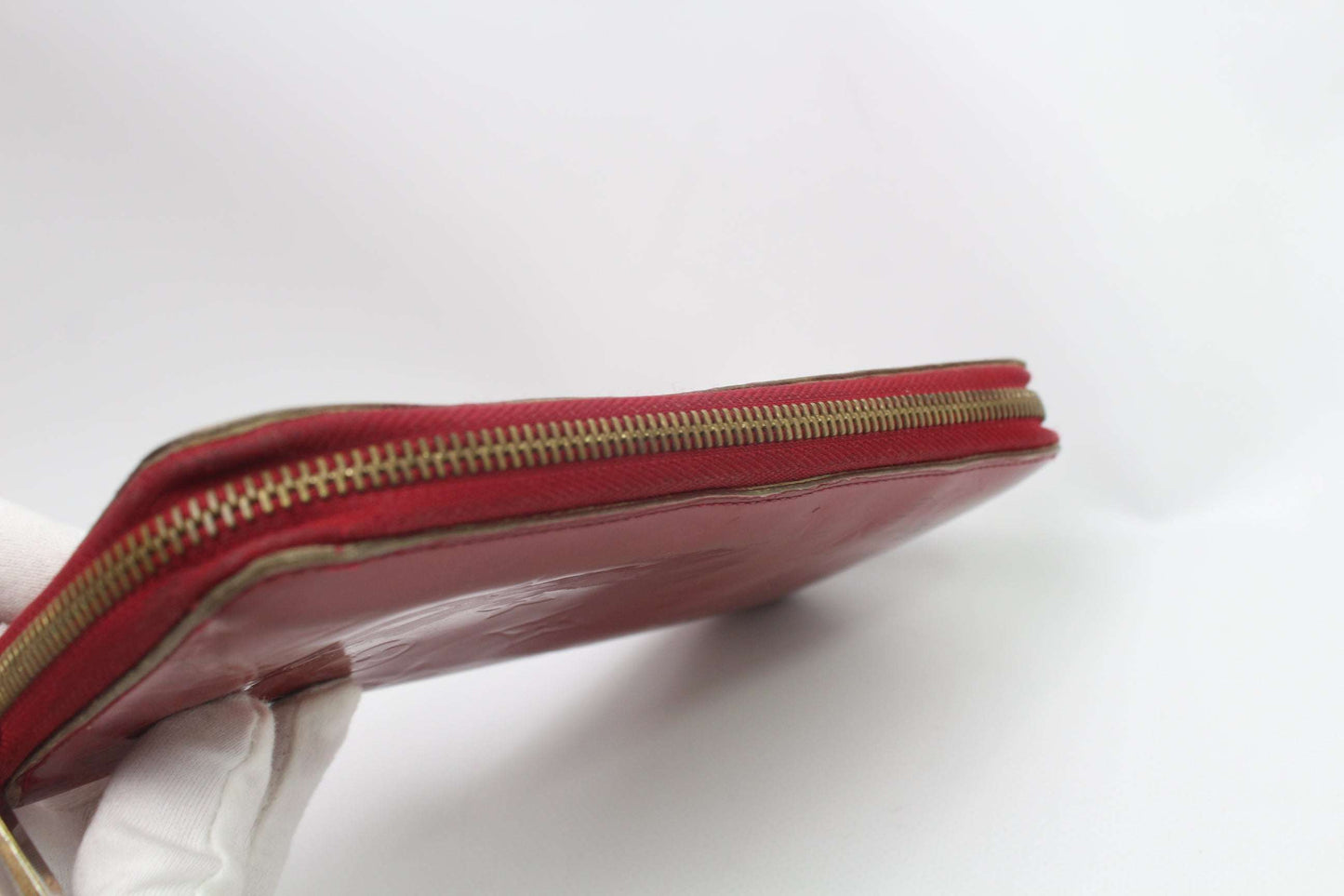 LOUIS VUITTON Longwallet Vernise Red | LAYZSSHOP | Louis Vuitton Vintage