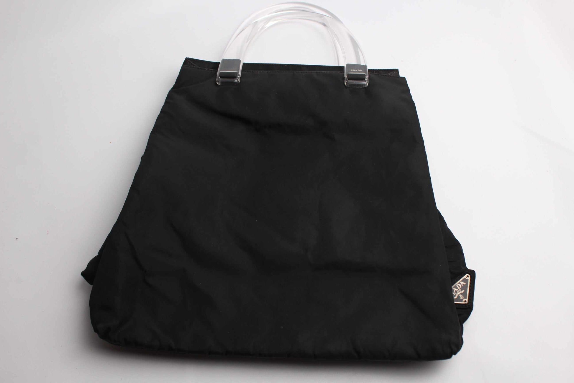 PRADA Black Shopper Plastic | LAYZSSHOP | Prada Vintage