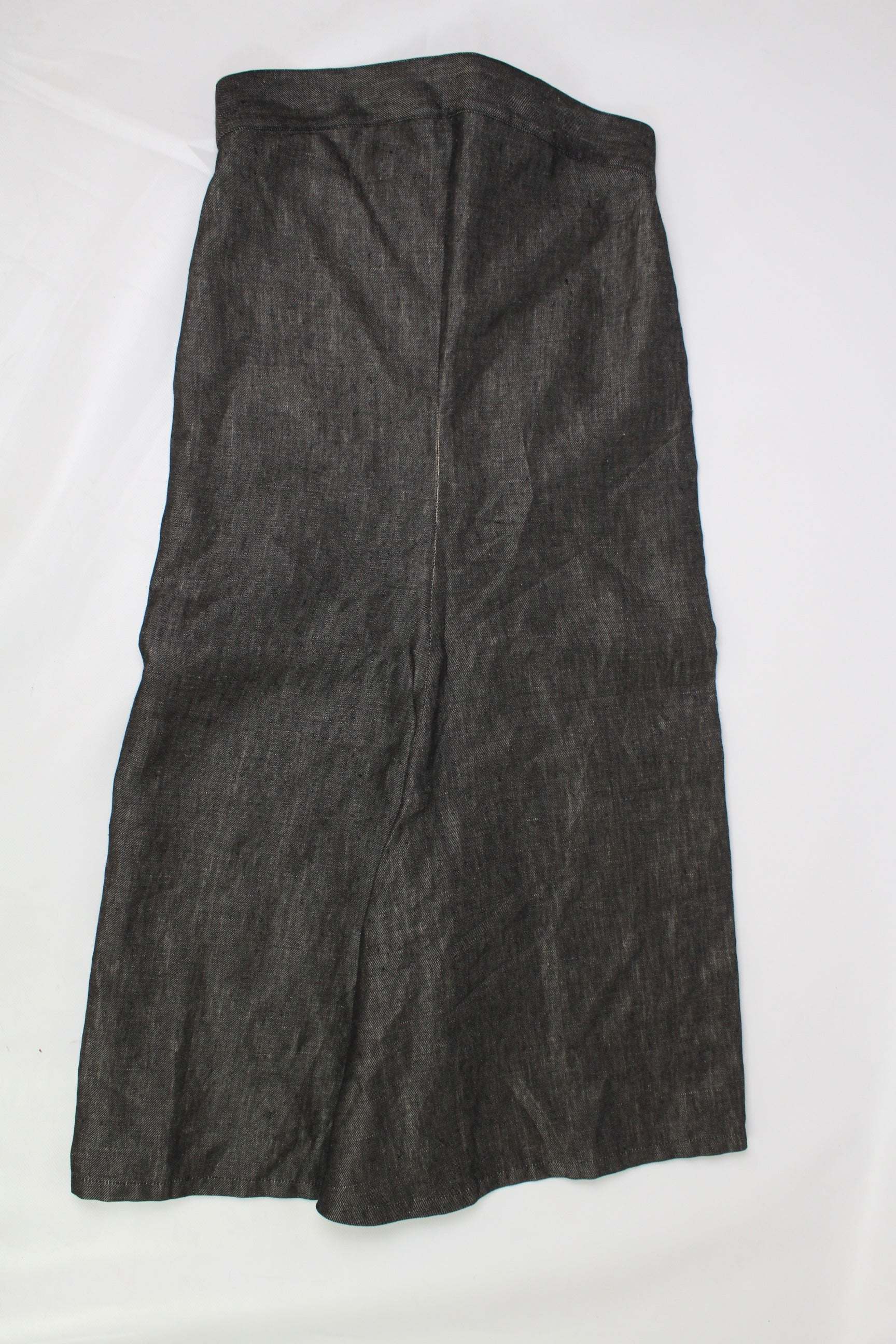 YOHJI YAMAMOTO Denim Skirt Grey | LAYZSSHOP | Issey miyake Vintage