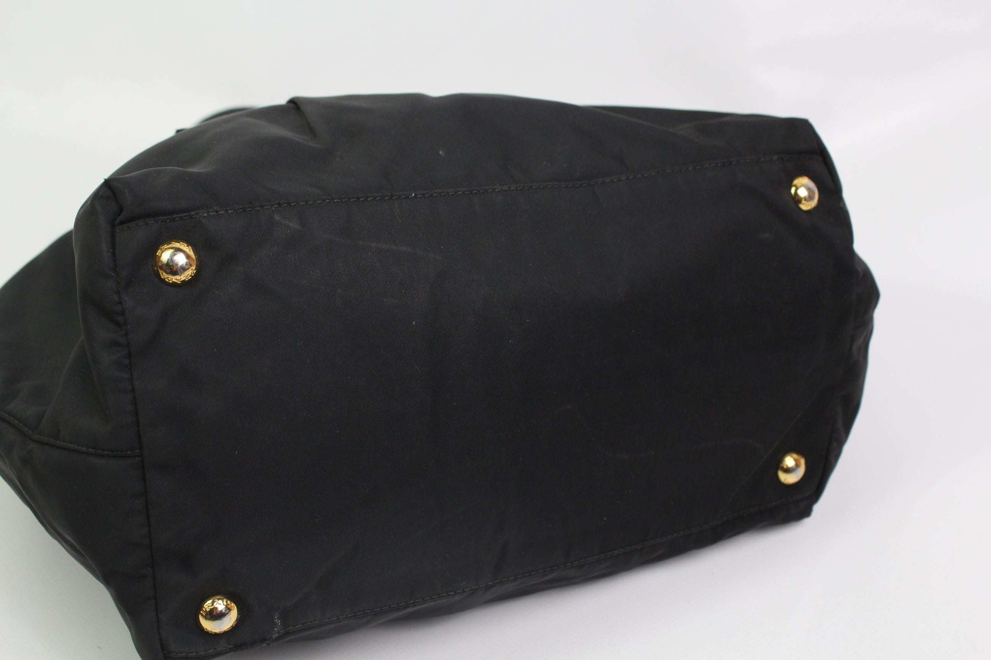 PRADA Shopper Black with Bow | LAYZSSHOP | Prada Vintage