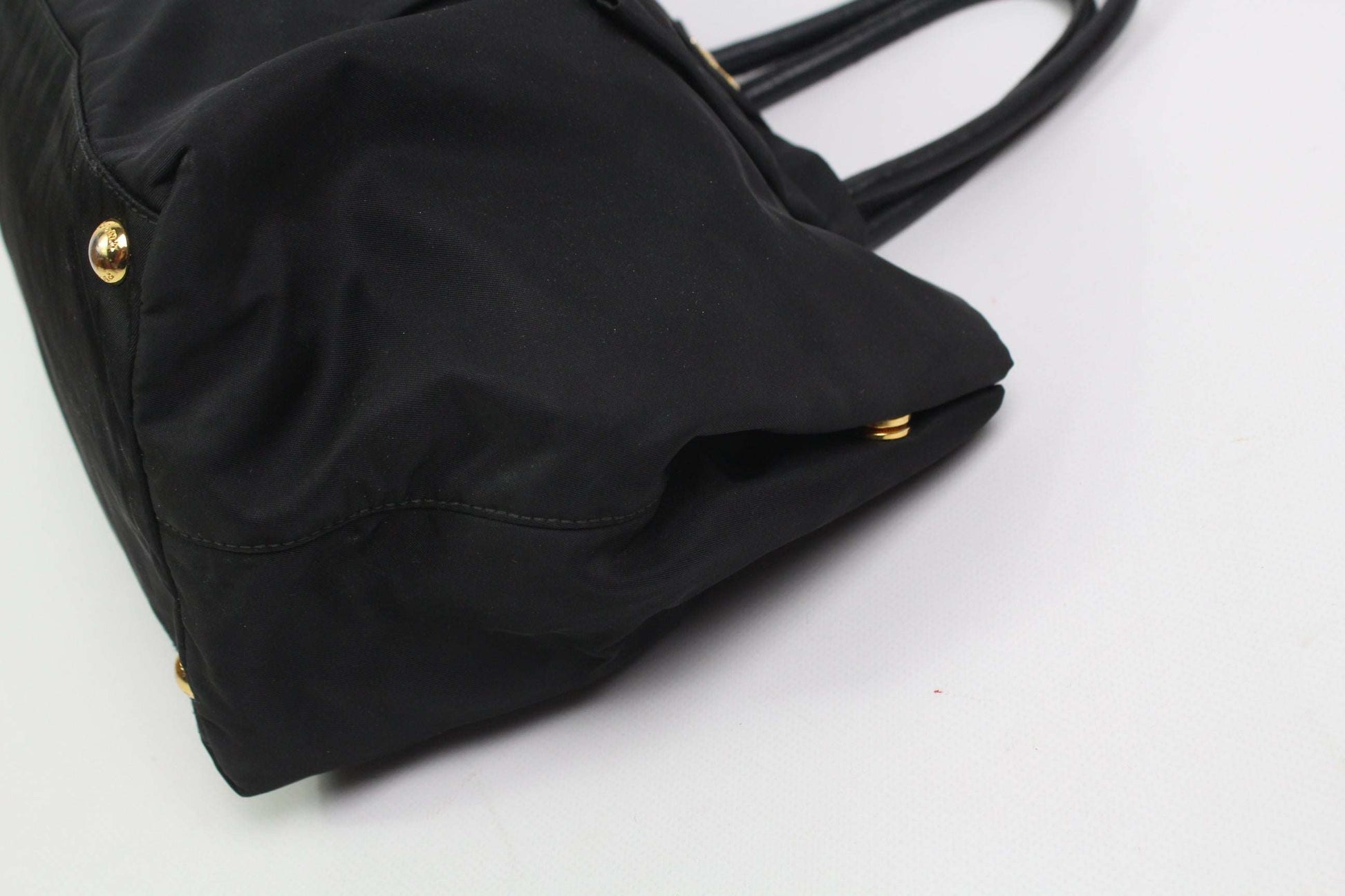 PRADA Shopper Black with Bow | LAYZSSHOP | Prada Vintage