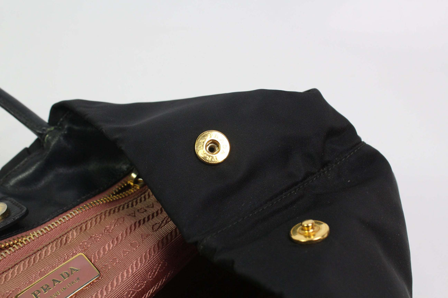 PRADA Shopper Black with Bow | LAYZSSHOP | Prada Vintage