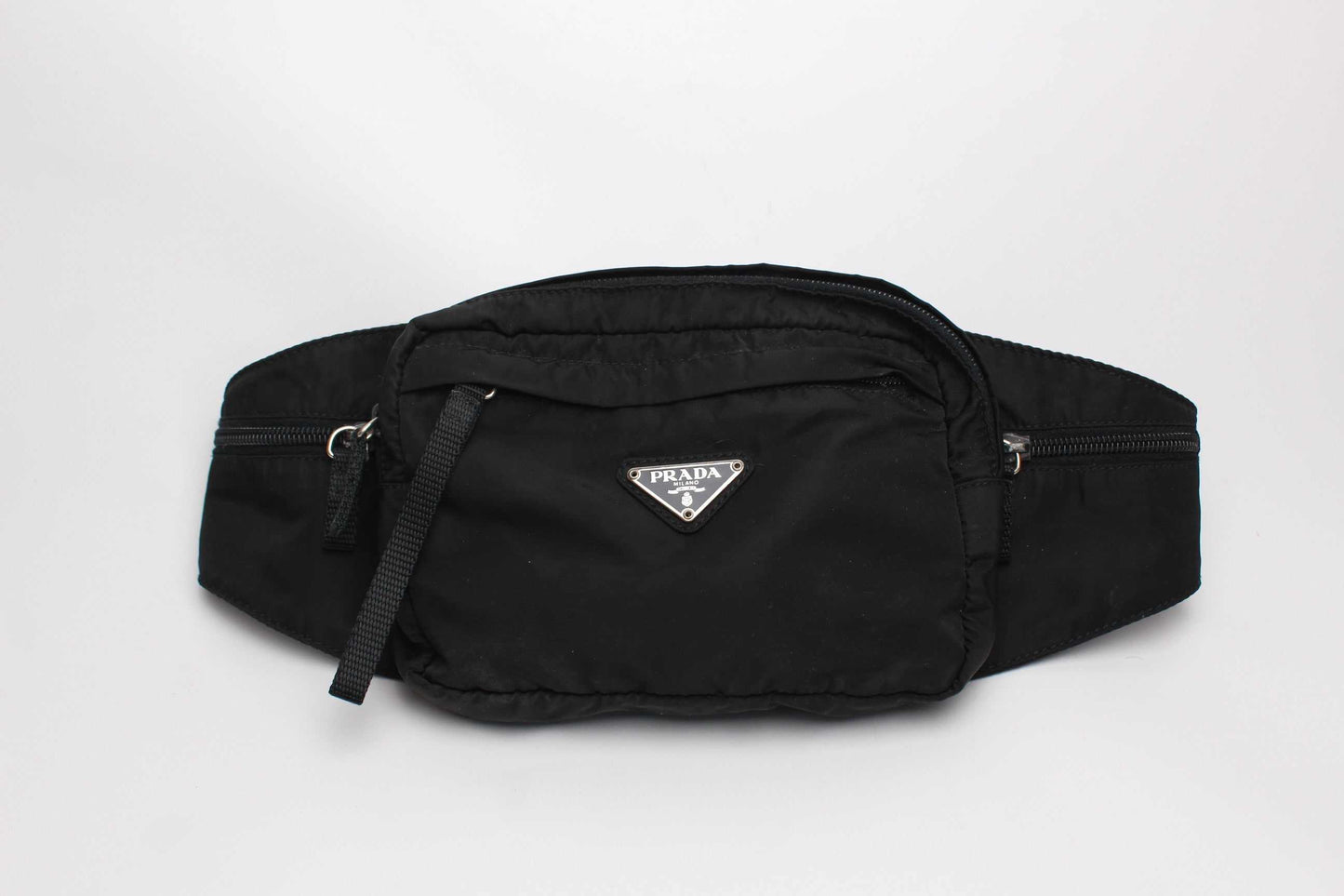 PRADA Nylon Waistbag Black | LAYZSSHOP | Prada Vintage