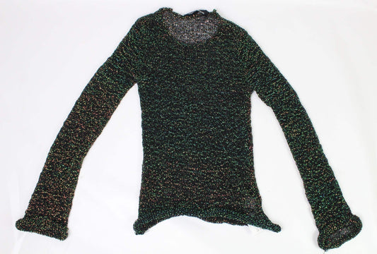 COMME DES GARCONS Glitter-Top Green | LAYZSSHOP | Comme des Garçons Vintage