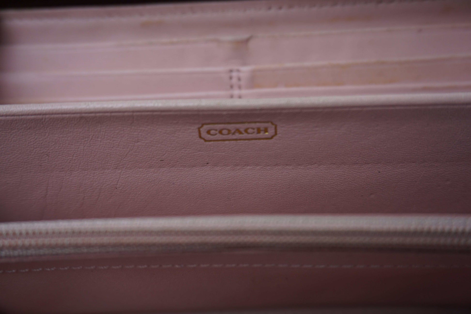 COACH Leather Portemonnaie Red | LAYZSSHOP | Coach Vintage