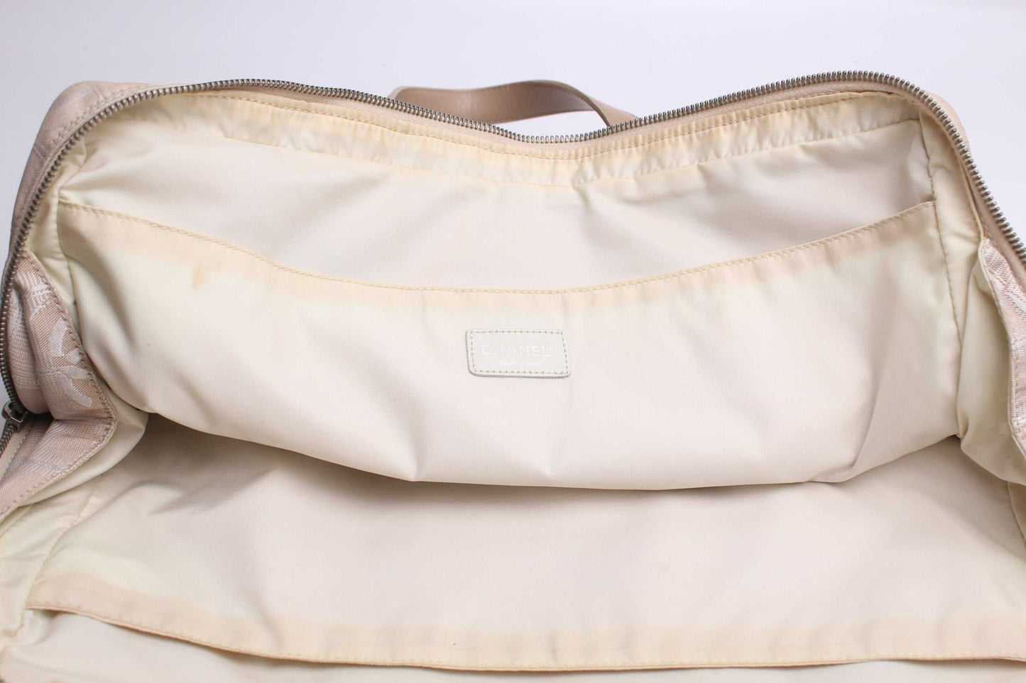 CHANEL Handbag Beige CC | LAYZSSHOP | Chanel Vintage