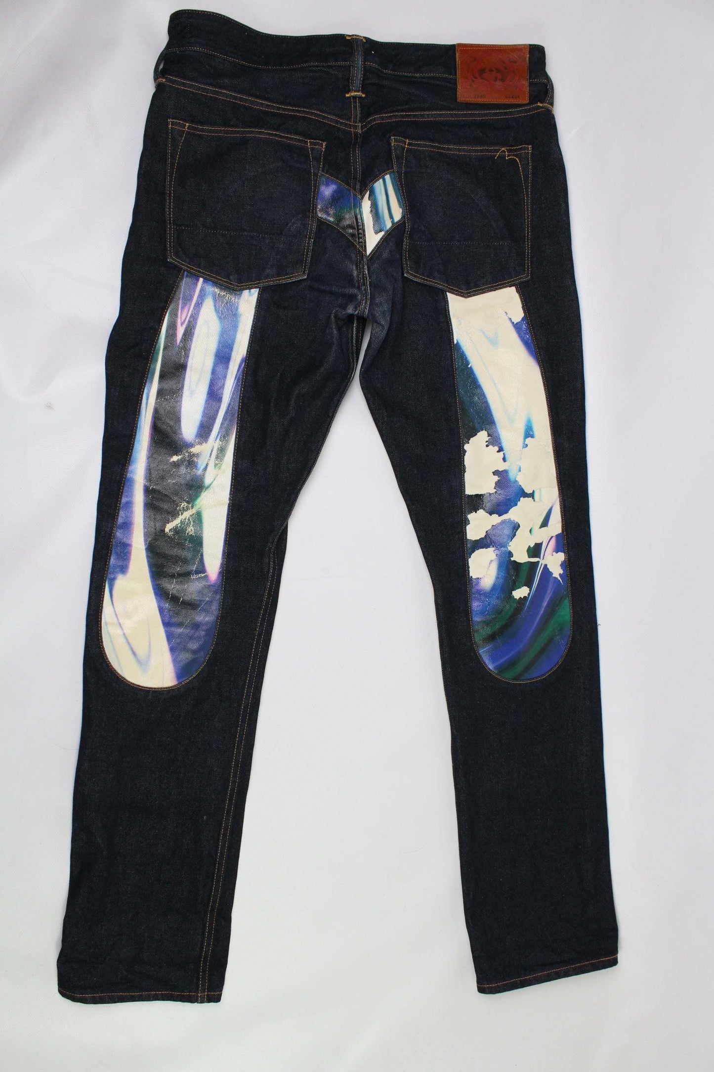 EVISU Blue Daicock Denim Selvedge | LAYZSSHOP | Evisu Vintage