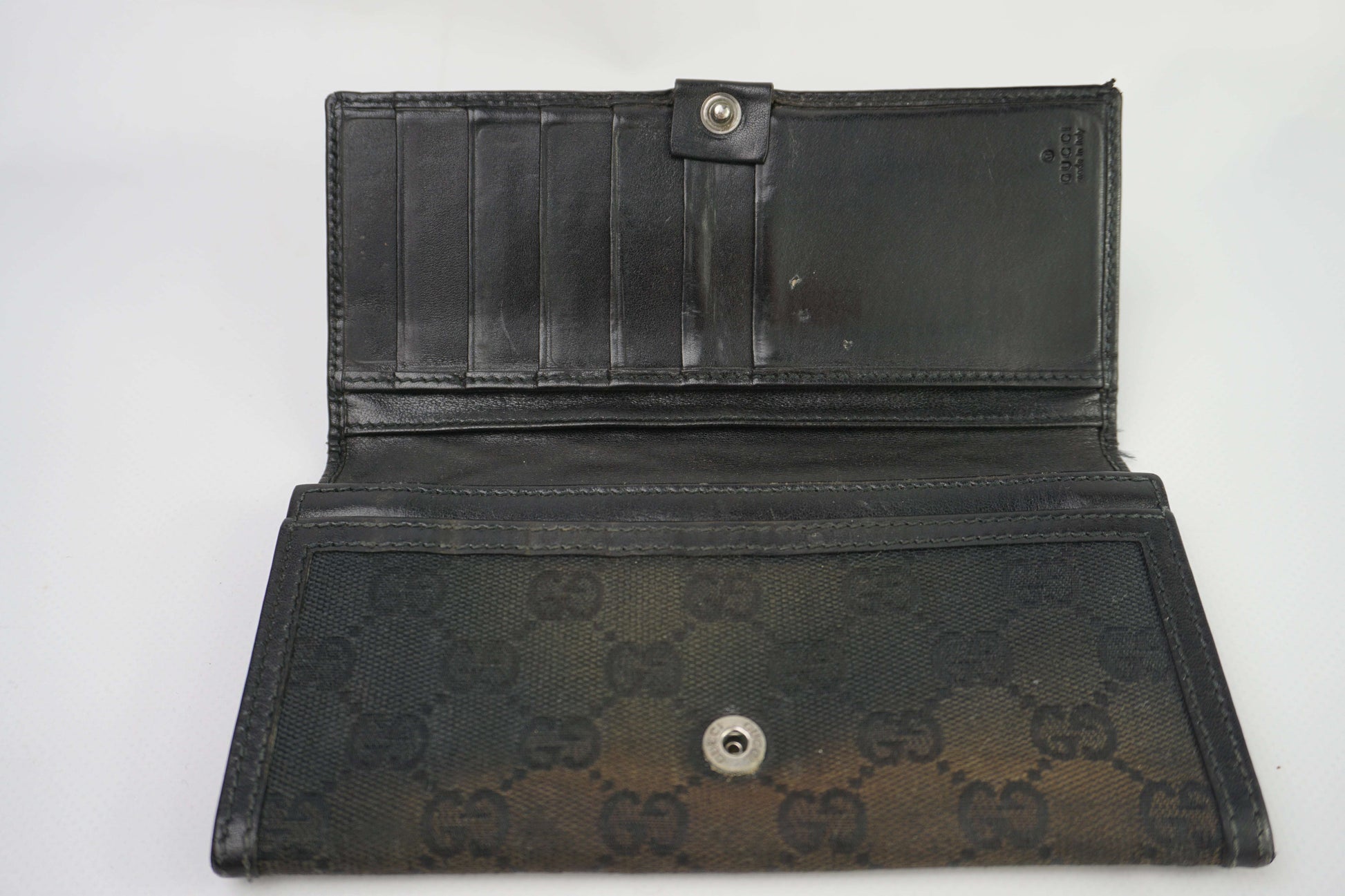 GUCCI Longwallet Black | LAYZSSHOP | Gucci Vintage