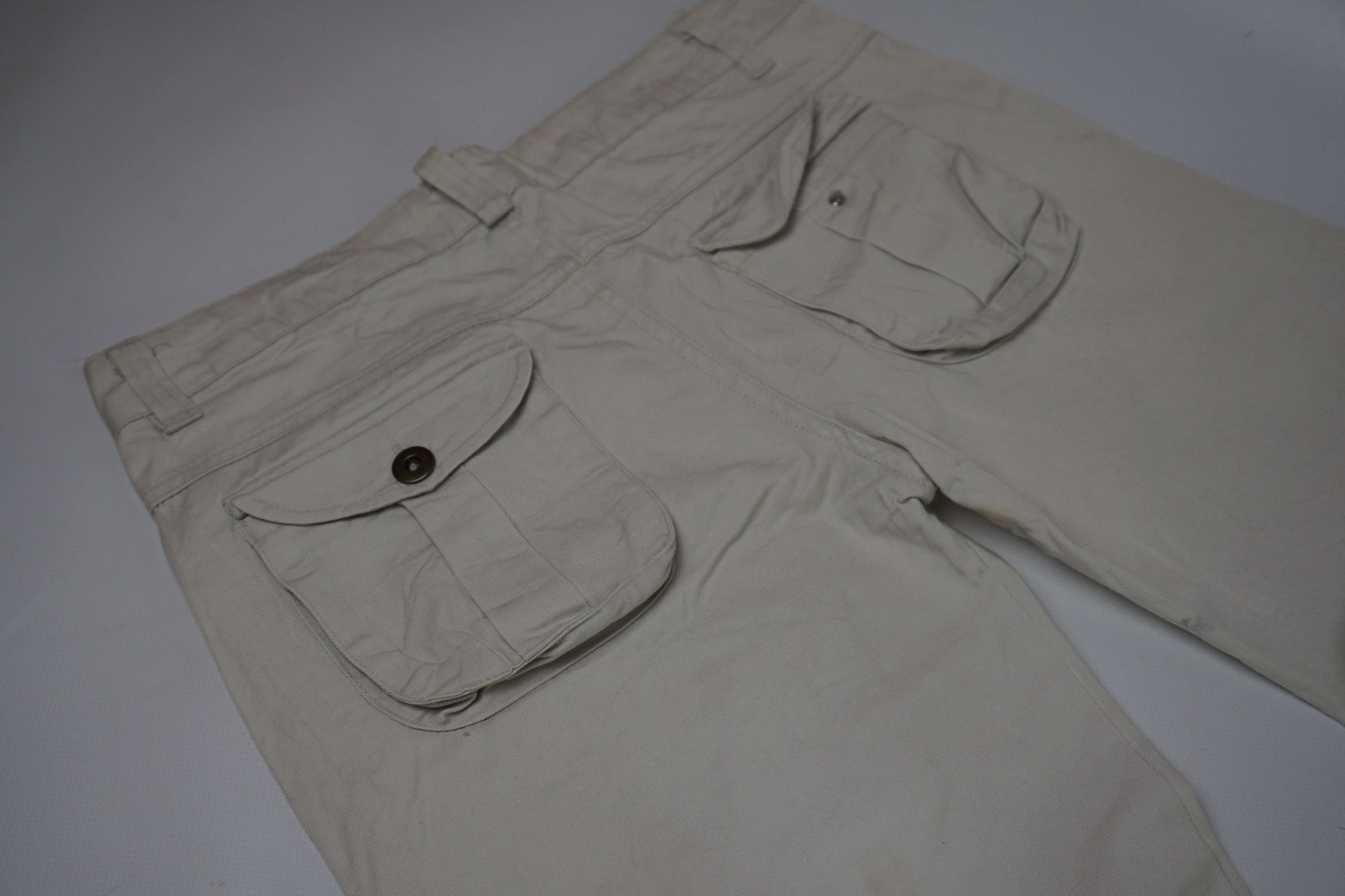 White Vintage Cargo Pants | LAYZSSHOP | Vintage Vintage