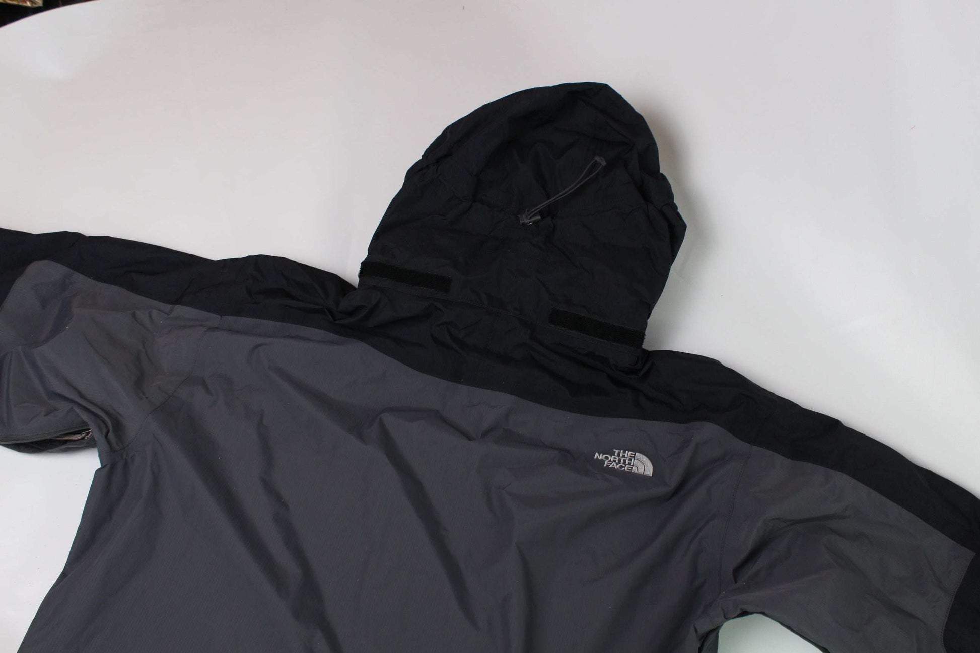 TNF Nylon Jacket Black/Grey Hyvent | LAYZSSHOP | The North Face Vintage