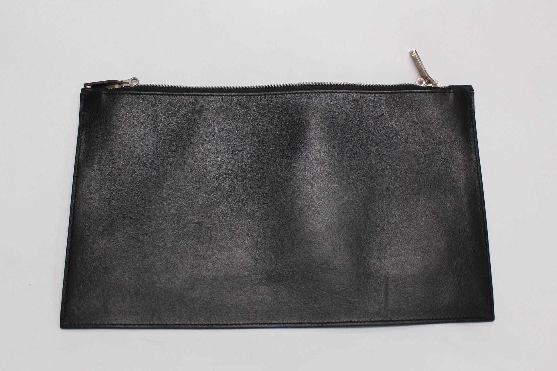 SAINT LAURENT Leather Clutch Black | LAYZSSHOP | Saint Laurent Vintage