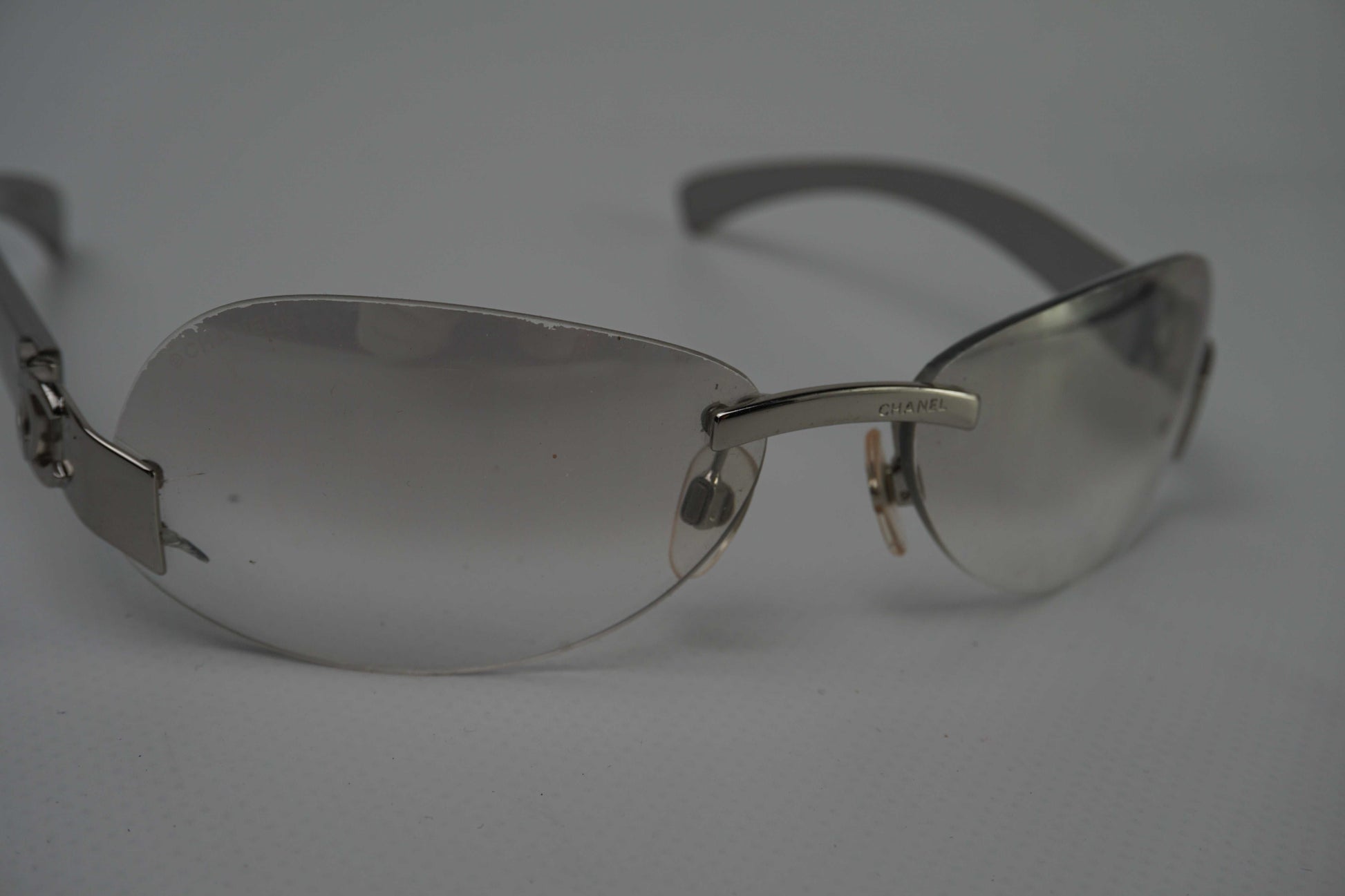 CHANEL Shades Clear | LAYZSSHOP | Chanel Vintage