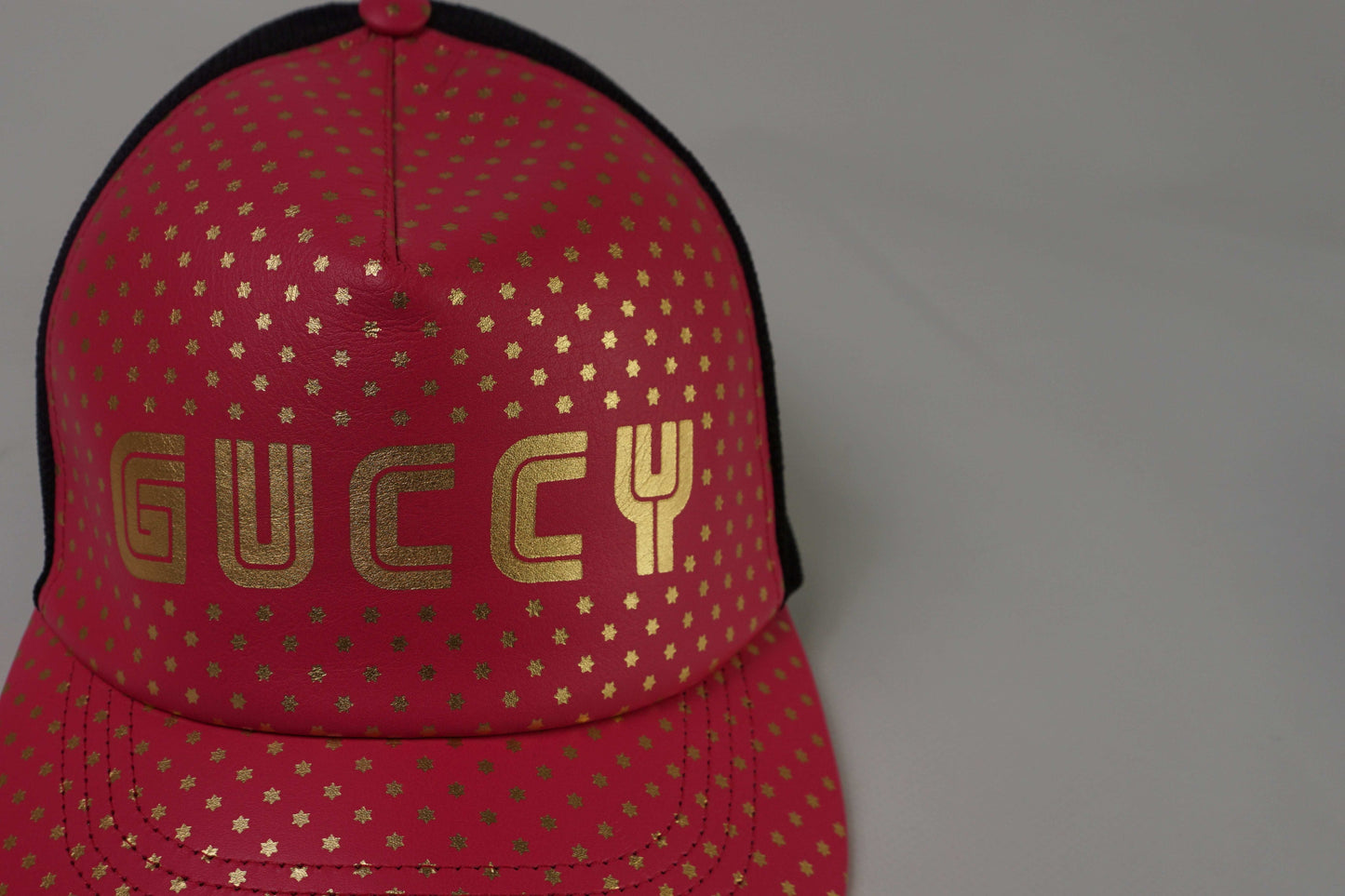 GUCCY x SEGA Cap Pink | LAYZSSHOP | Gucci Vintage