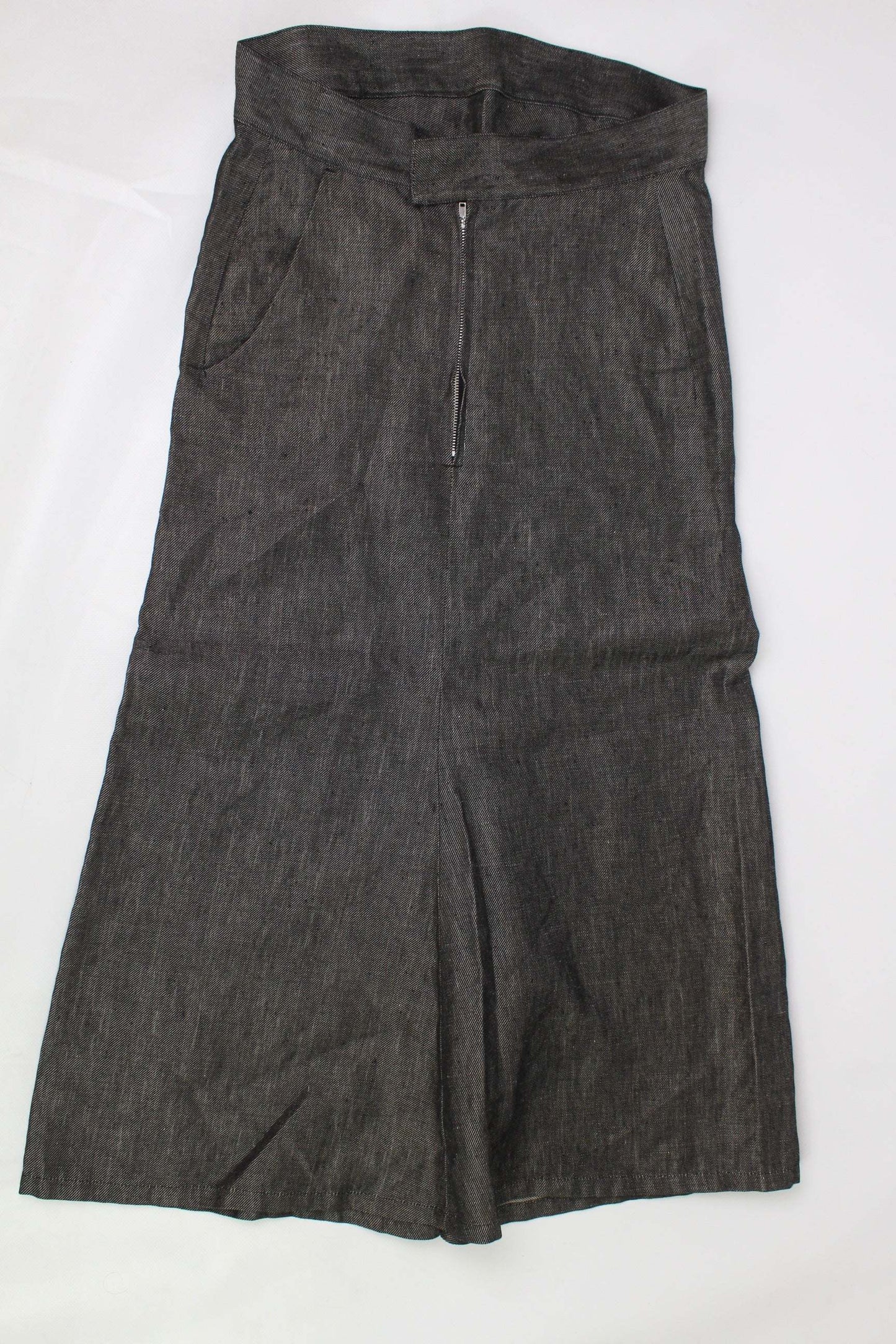 YOHJI YAMAMOTO Denim Skirt Grey | LAYZSSHOP | Issey miyake Vintage