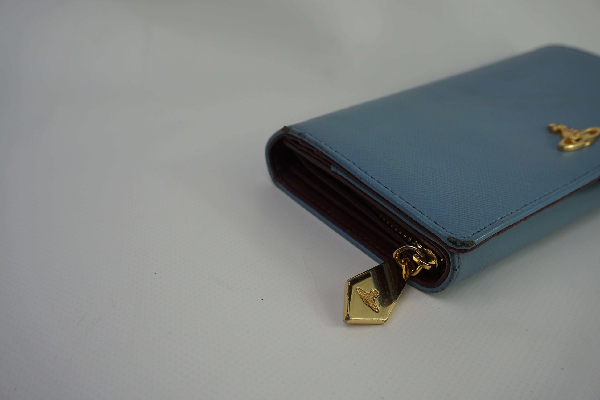 VIVIENNE WESTWOOD Longwallet Babyblue | LAYZSSHOP | Vivienne Westwood Vintage