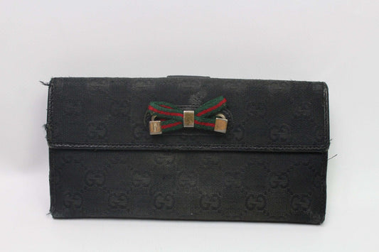 GUCCI Longwallet Black Monogram