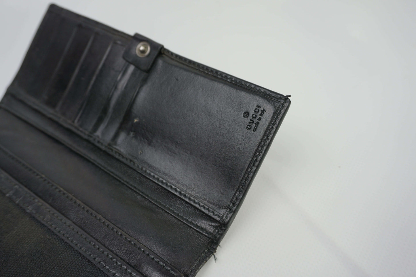 GUCCI Longwallet Black | LAYZSSHOP | Gucci Vintage