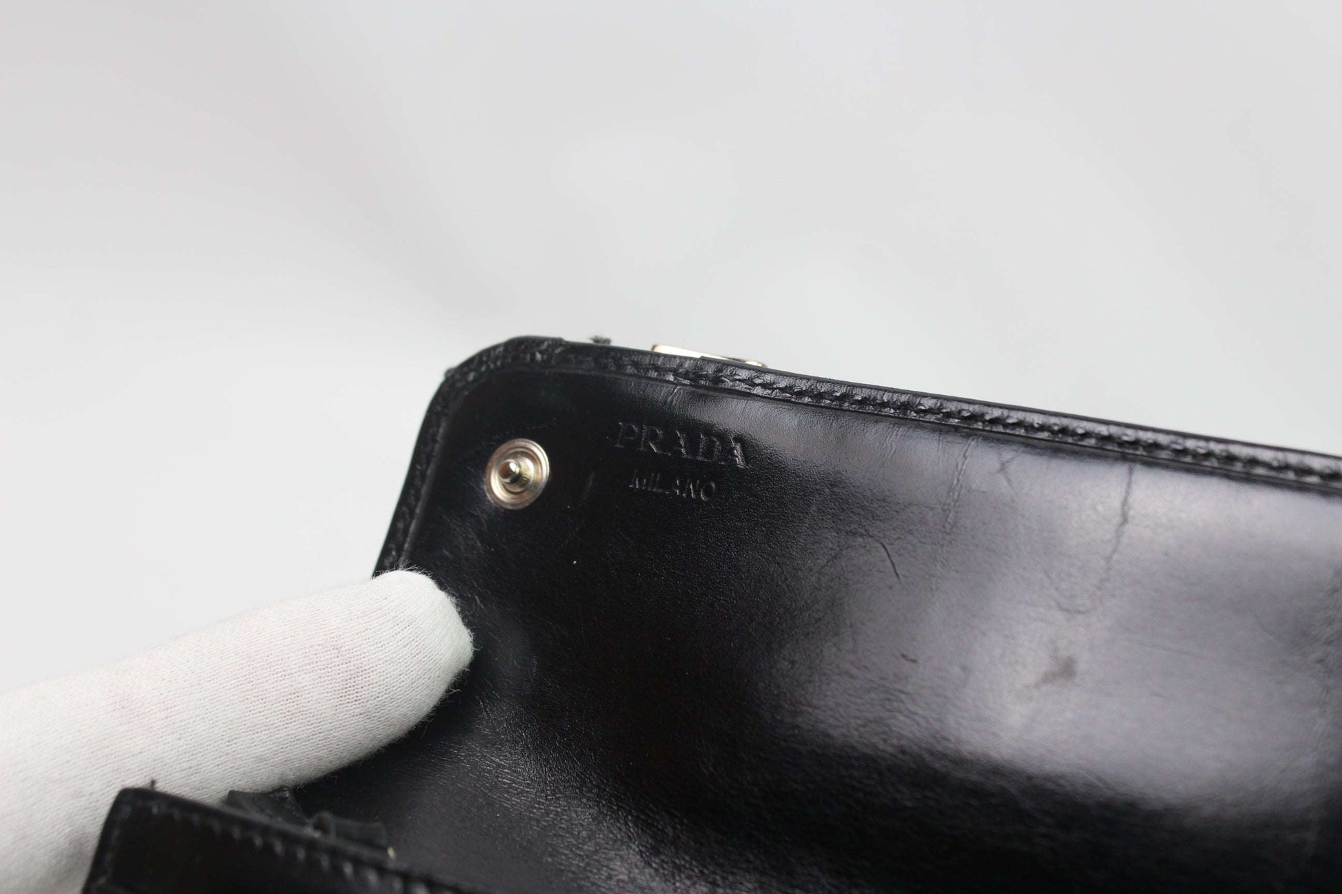 PRADA Longwallet Black | LAYZSSHOP | Prada Vintage