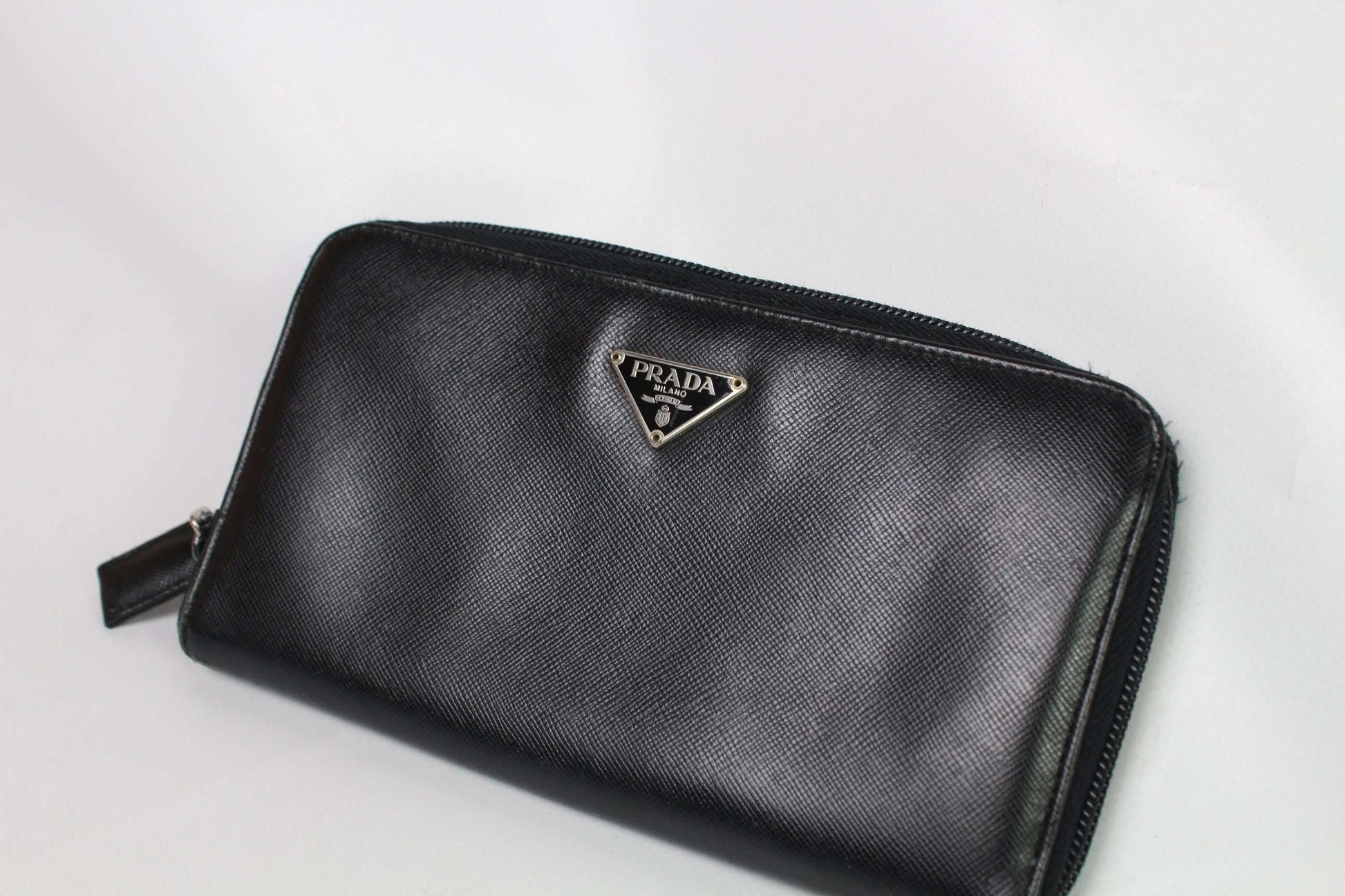 PRADA Longwallet Black | LAYZSSHOP | Prada Vintage