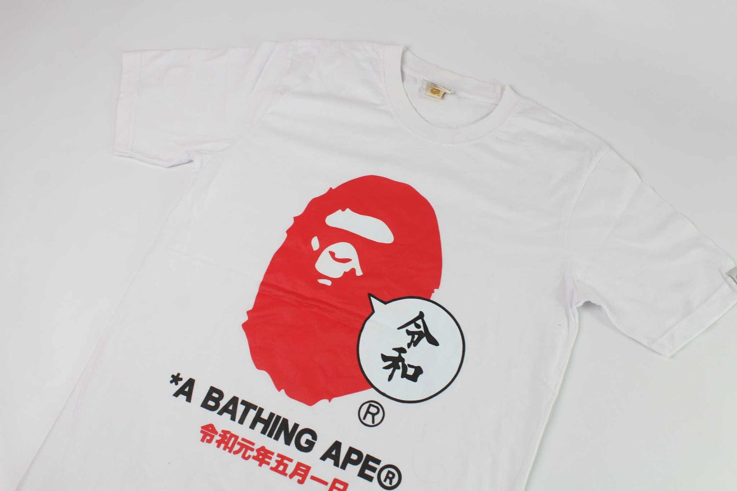 BAPE Heiwa Ape Head Tee RedBAPE Heiwa Ape Head Tee Red | LAYZSSHOP | Bape 