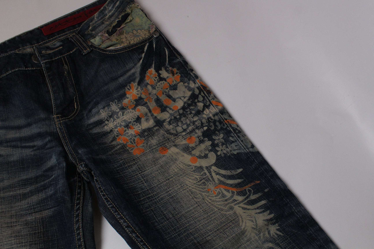 COTTON FARM Painted Jeans | LAYZSSHOP | Cotton Farm Vintage