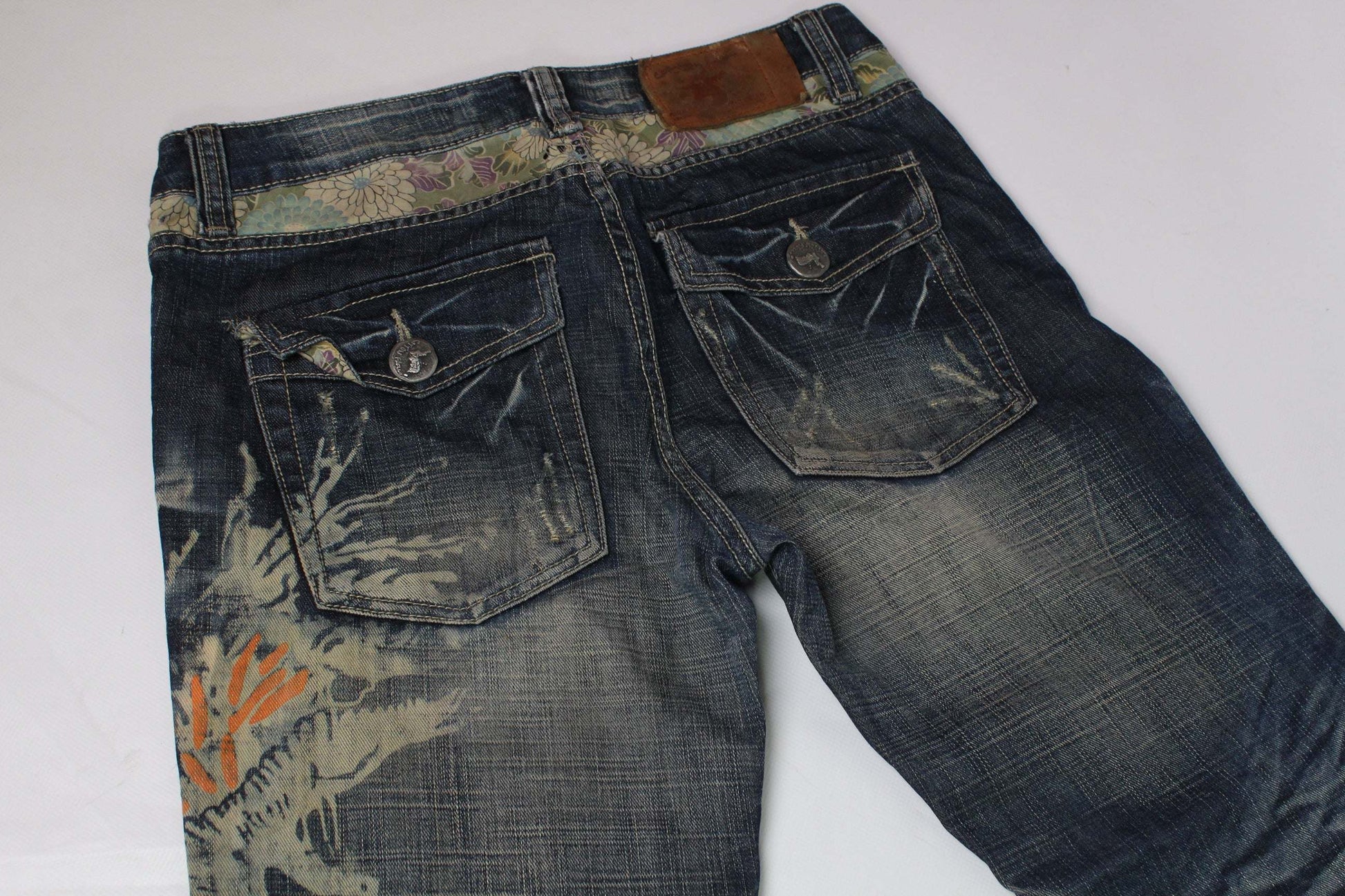 COTTON FARM Painted Jeans | LAYZSSHOP | Cotton Farm Vintage