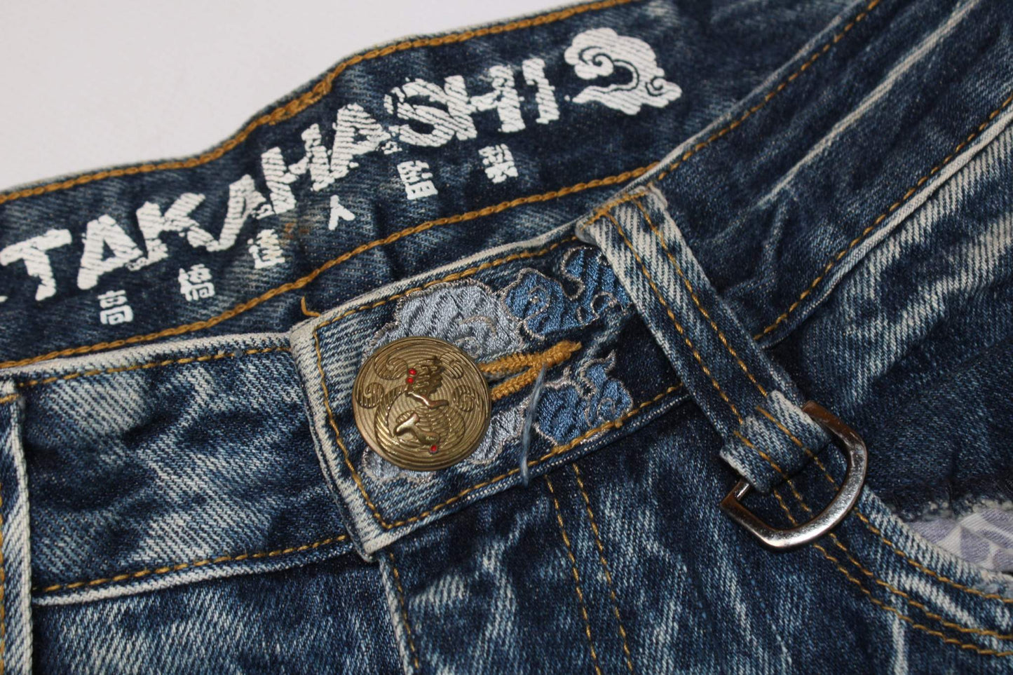 BIG TRAIN Embroidery Tiger Denim | LAYZSSHOP | Big Train Vintage