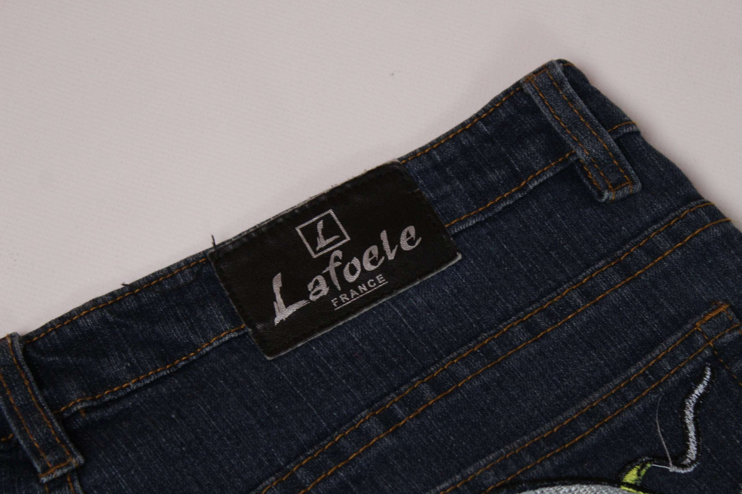 LAFOELE Embroidery Denim | LAYZSSHOP | Lafoele Vintage