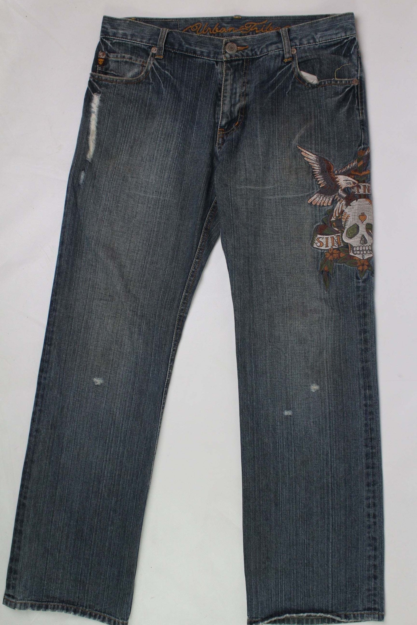 URBAN FIBER Embroidery Denim | LAYZSSHOP | Urban Fiber Vintage