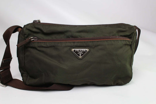 PRADA Crossbody Bag Darkgreen