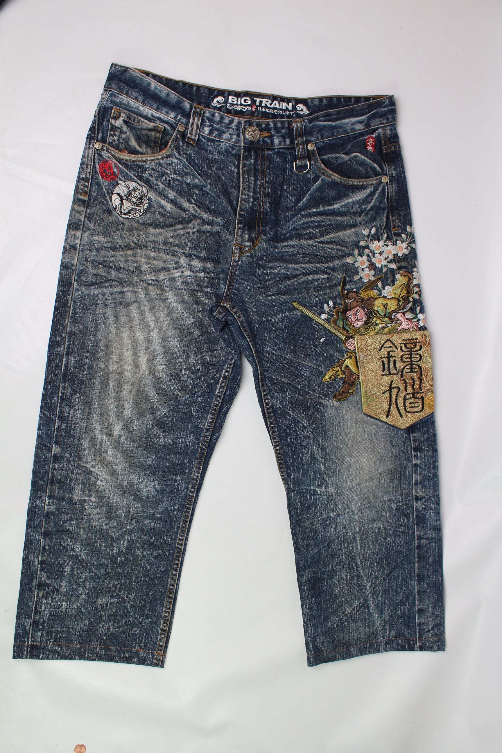 BIG TRAIN Embroidery Denim | LAYZSSHOP | Big Train Vintage