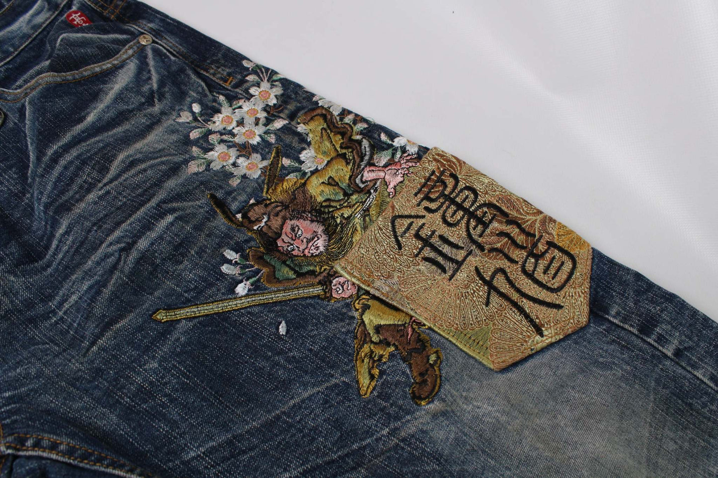 BIG TRAIN Embroidery Denim | LAYZSSHOP | Big Train Vintage