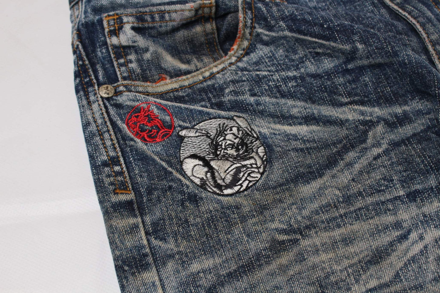 BIG TRAIN Embroidery Denim | LAYZSSHOP | Big Train Vintage