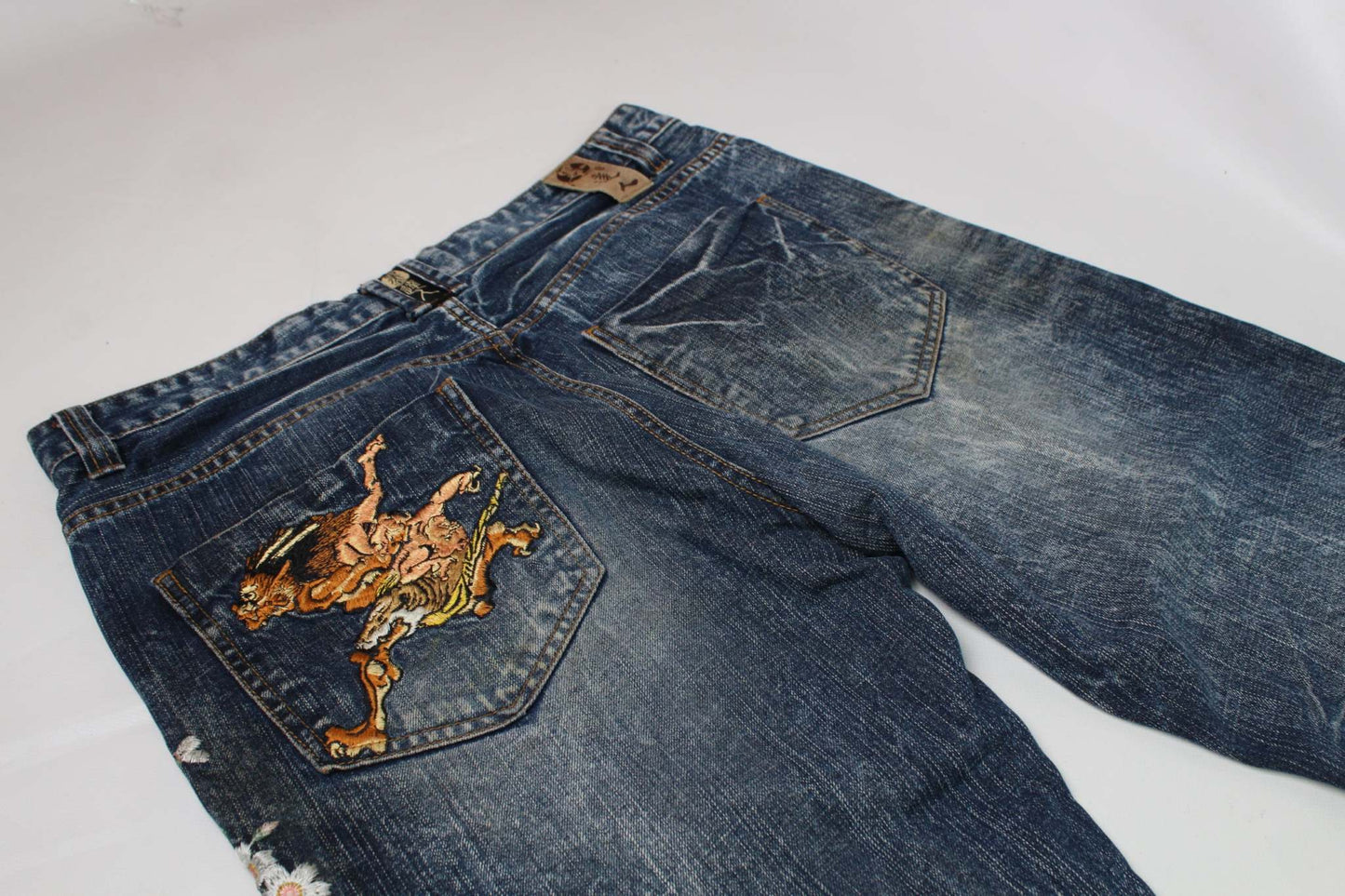 BIG TRAIN Embroidery Denim | LAYZSSHOP | Big Train Vintage